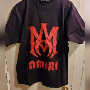 Amiri t shirt MA design red